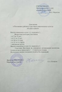 Подробнее о статье Изменения в положение “В семье единой”